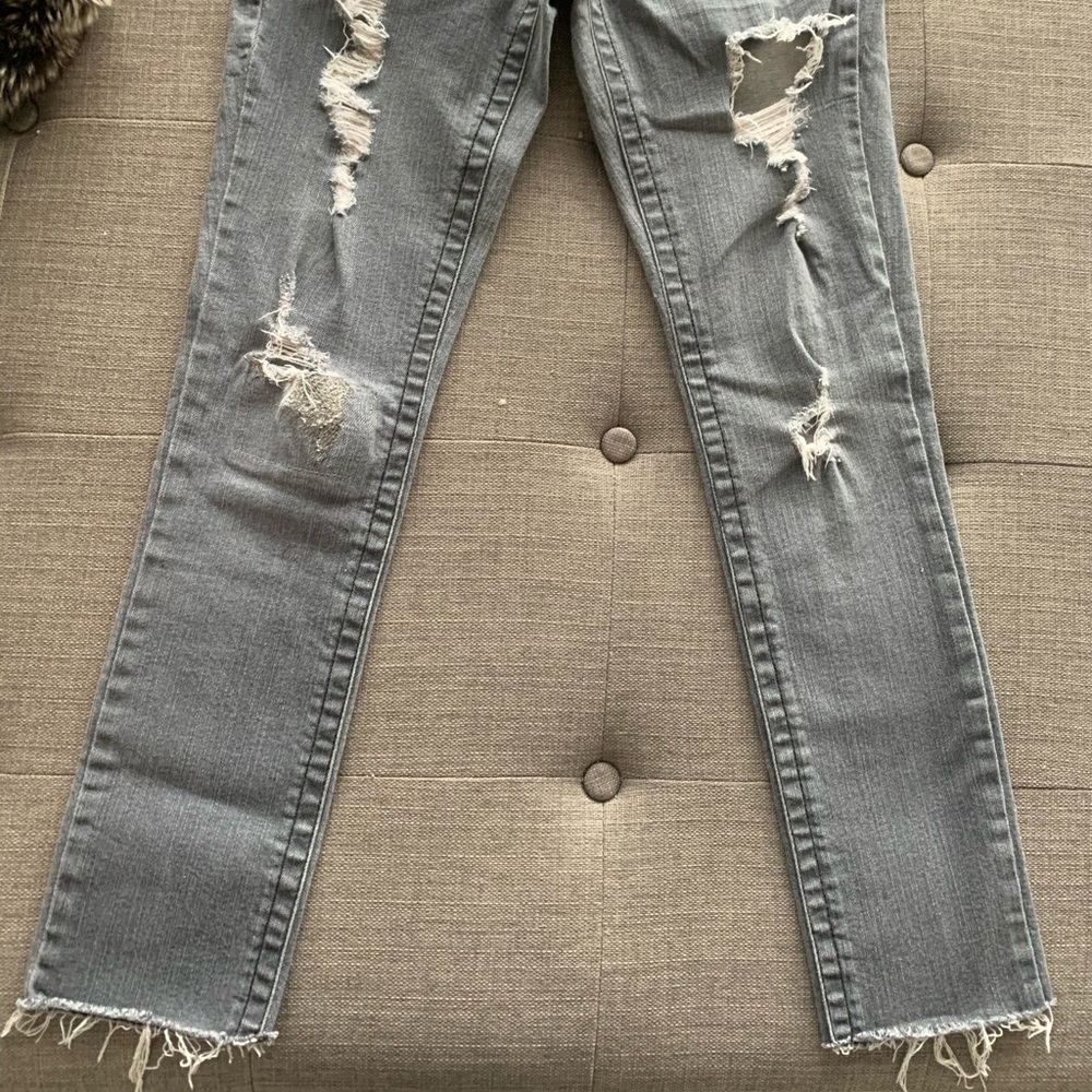 Grey Ripped Jeans - Picture 5 of 5